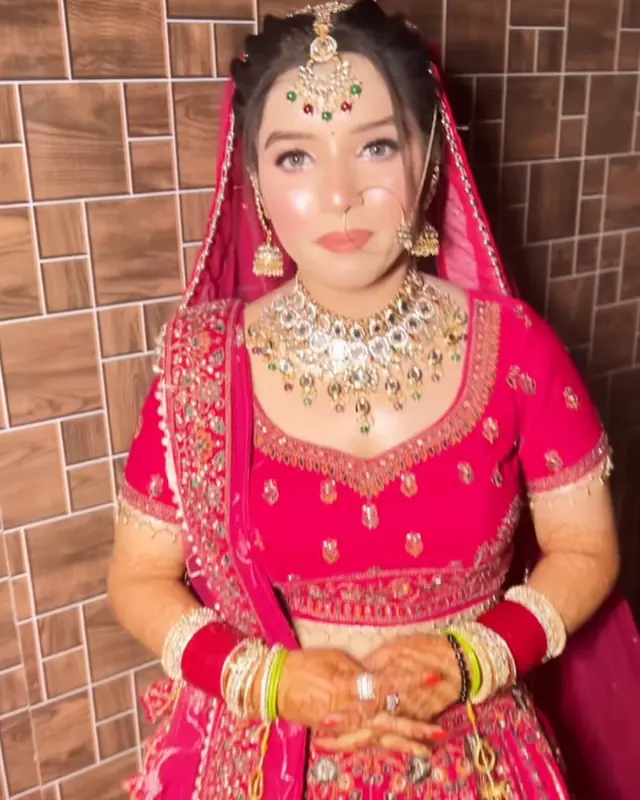 Bridal makeup by Glam By Komal Kataria